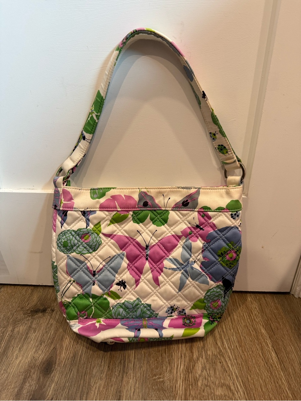 Y2K Vera Bradley Sateen Butterfly Julie Handbag